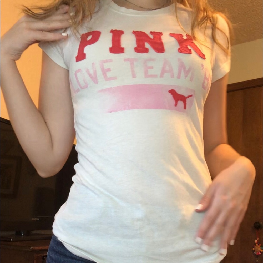 white pink top
